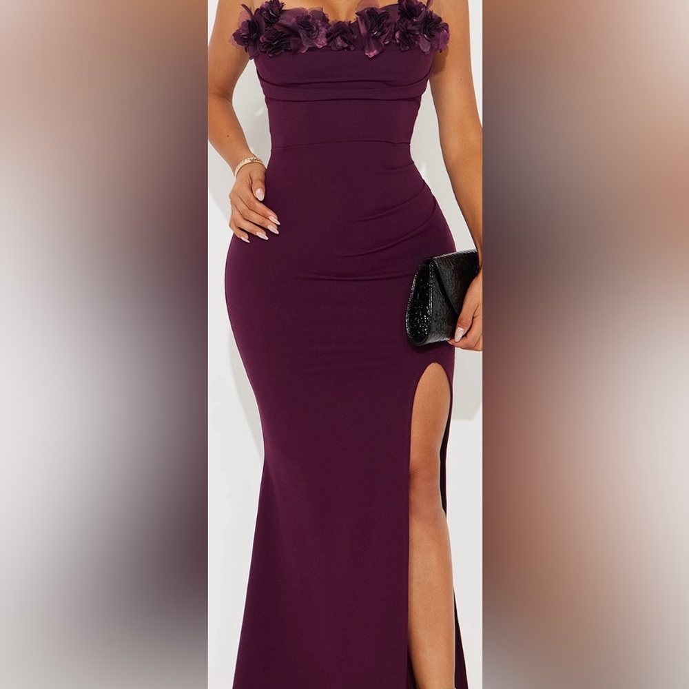 Elegant Purple Women's Dress